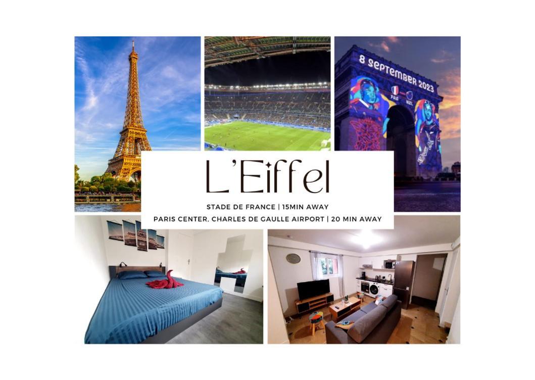 L'Eiffel - Self Checking, 20Min From Paris Apartment Drancy Exterior foto