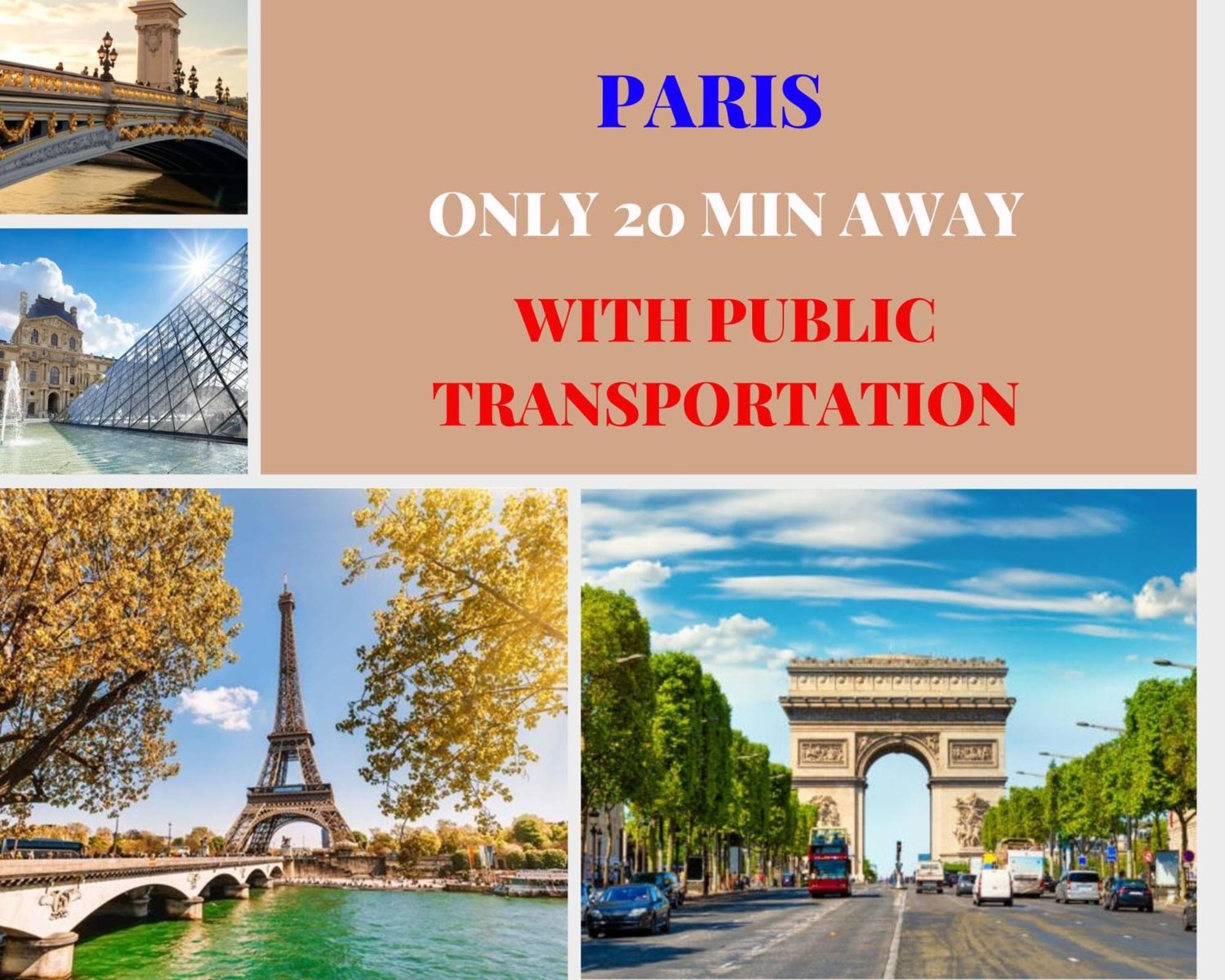 L'Eiffel - Self Checking, 20Min From Paris Apartment Drancy Exterior foto